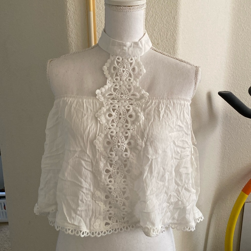 LF crochet halter top